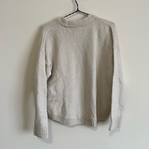 Madewell Birchmont Side-Button Pullover Sweater in Coziest Textured Yarn - Picture 5 of 5